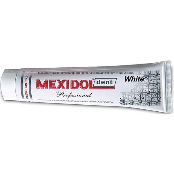 Паста зубная White Professional Mexidol dent/Мексидол дент 65г ополаскаватель для полости рта mexidol dent professional 250 мл
