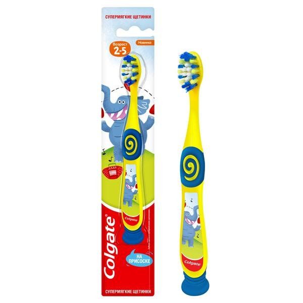 Купить Щетка зубная для детей 2-5 лет супермягкая Colgate/Колгейт, Colgate Sanxiao Co.Ltd, Китай