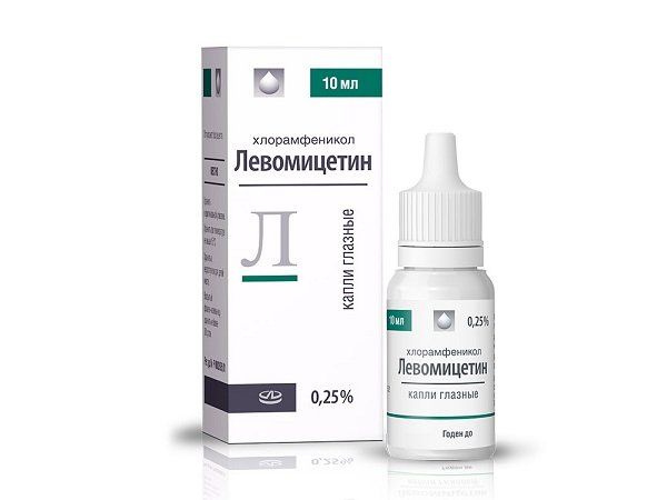Купить Левомицетин капли глазные 0, 25% 10мл, ЗАО Фармацевтическая фирма ЛЕККО, Россия