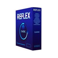 Презервативы из натурального латекса в смазке Classic Reflex/Рефлекс 3шт миниатюра фото №2