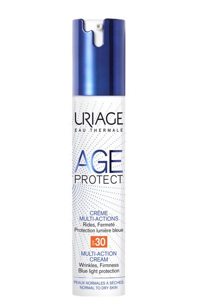 Крем для лица дневной многофункциональный SPF30 Age protect Uriage/Урьяж помпа 40мл две бутыли сделай мир добрее 19 литров и помпа