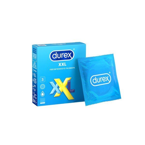 Презервативы Durex (Дюрекс) Comfort XL 3 шт. SSL International 571797 Презервативы Durex (Дюрекс) Comfort XL 3 шт. - фото 1