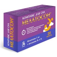 Мелатосон комплекс таблетки п/о 110мг 30шт, миниатюра