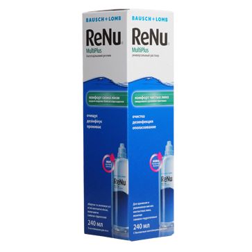 Раствор для ухода за контактными линзами Multi Plus ReNu/Реню 240мл