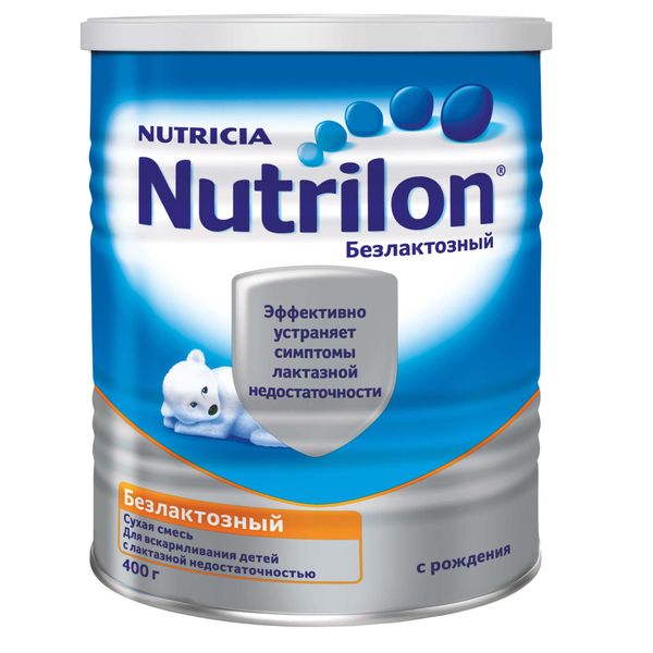 Смесь сухая быстрорастворимая на основе казеината кальция безлактозный Nutrilon/Нутрилон банка 400г смесь сухая с пребиотиками детская пепти аллергия нутрилон nutrilon 400г