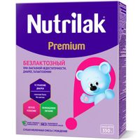 Смесь  (Нутрилак) Premium Безлактозный сухая специализированная Nutrilak 350 г