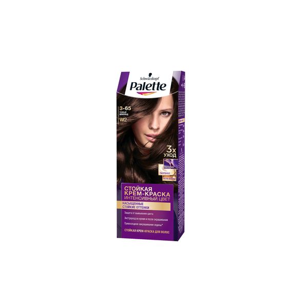 Краска для волос Icc 3-65 W2 Темный шоколад Palette/Палетт 110мл фото №4