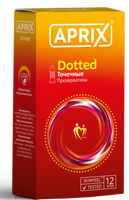 Презервативы Aprix (Априкс) Dotted точечные 12 шт.