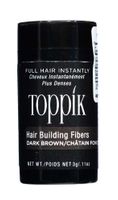 Пудра-загуститель для волос каштановый Toppik 3г
