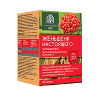 Женьшеня экстракт настоящего ВИС капсулы 400мг 30шт, миниатюра фото №12