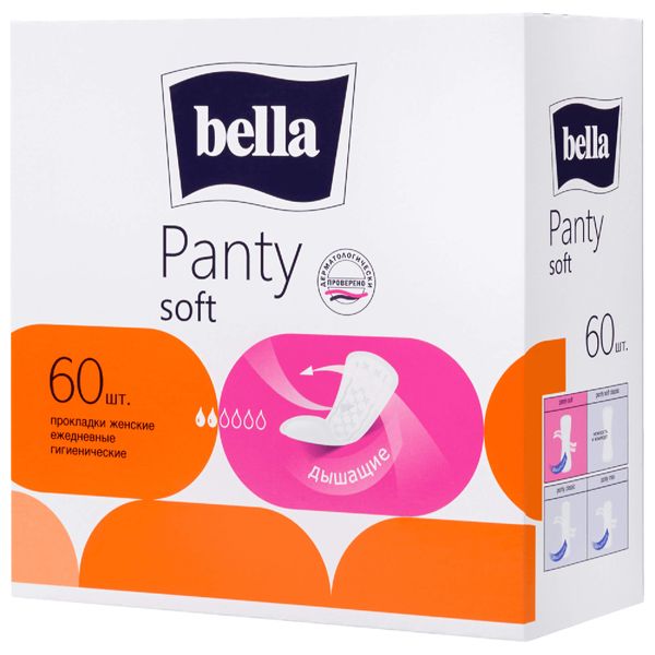 Прокладки ежедневные гигиенические Panty Soft Bella/Белла 60шт фото №3