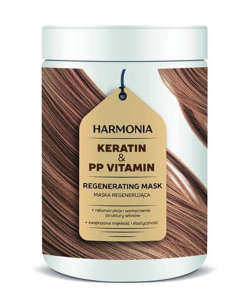 Маска для волос Регенерирующая Кератин и витамин РР Harmonia Chantal 1000г