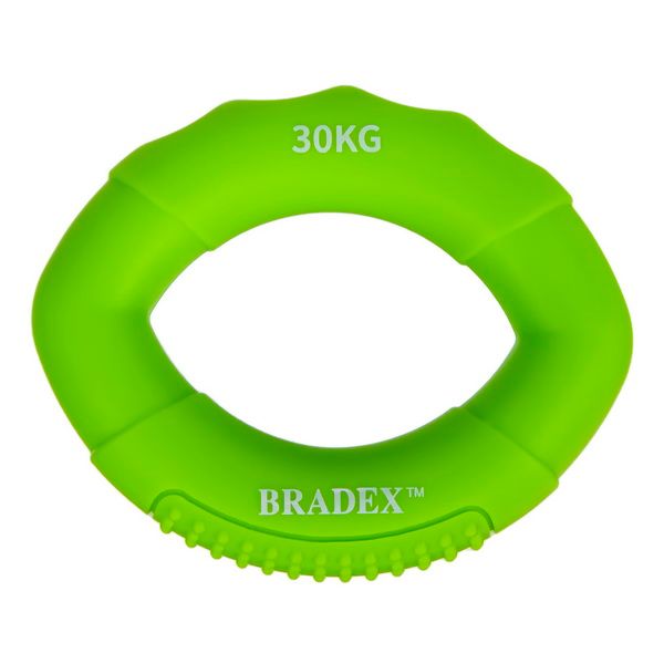 Кистевой эспандер овальной формы зеленый Bradex/Брадекс 30кг фото №2
