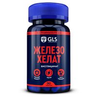 Железо хелат GLS капсулы 400мг 90шт