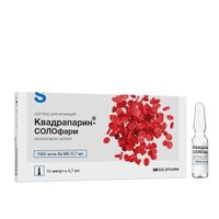 Квадрапарин-СОЛОфарм р-р д/ин 10000 анти-Ха МЕ/мл 0,7 мл амп. 10 шт.