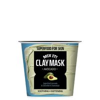 Маска глиняная успокаивающая и смягчающая маска с экстрактом авокадо superfood for skin