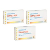 3Х Ниаспам капсулы с пролонгированным высвобождением 200мг 30шт