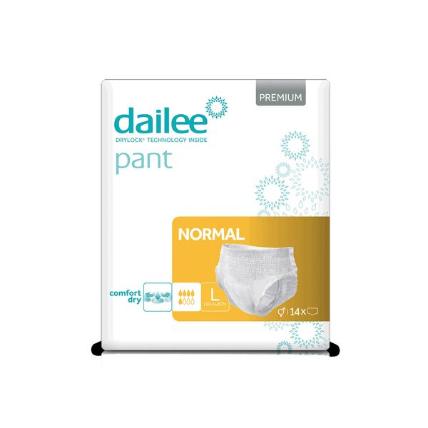 Подгузники-трусы для взрослых Normal Pant Premium Dailee/Дэйли 14шт р.L Drylcok Technologies s.r.o