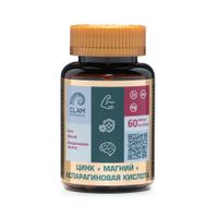 Цинк+Магний+Аспарагиновая кислота-Anti age ClamPharm капсулы 60шт миниатюра