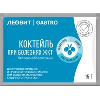 Коктейль белково-облепиховый Gastro Леовит пак. 15г