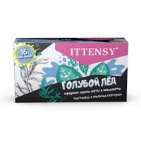 Лед голубой с жидким центром Ittensy/Иттенси пастилки для рассасывания 4г 16шт, миниатюра фото №5