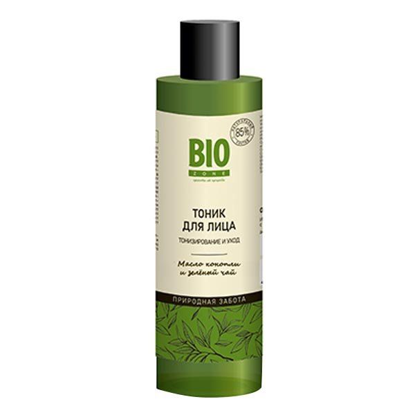 Тоник для лица тонизирующий масло конопли и зеленый чай BioZone/Биозон 200мл