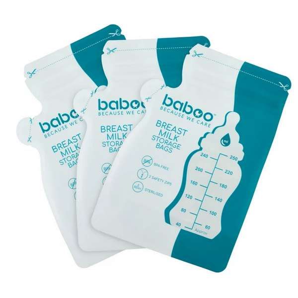 Пакеты для хранения грудного молока Baboo 25шт фото №2