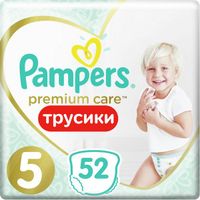 Трусики Pampers (Памперс) Premium Care 12-17 кг, размер 5, 52 шт.