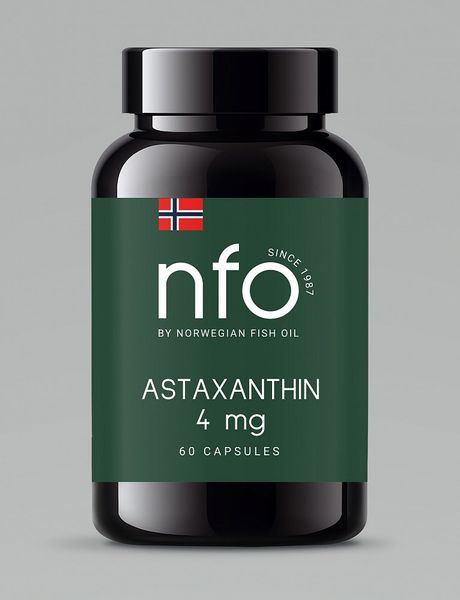 Астаксантин NFO/Норвегиан фиш оил капсулы 700мг 60шт