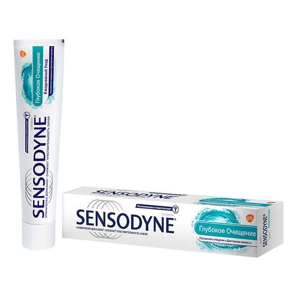 Паста зубная Sensodyne/Сенсодин Глубокое Очищение для чувствительных зубов 75мл фото №11