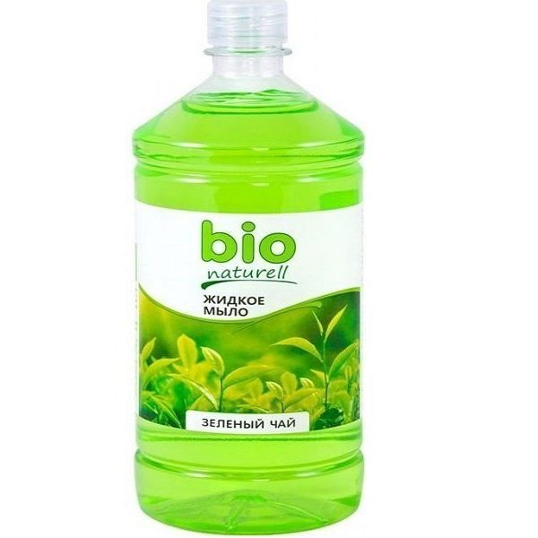 Крем-мыло жидкое Зеленый чай (запаска) Bio Naturell 1л