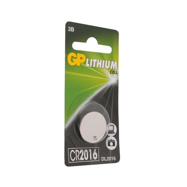 Батарейка литиевая дисковая GP Lithium CR2016 1 шт. блистер