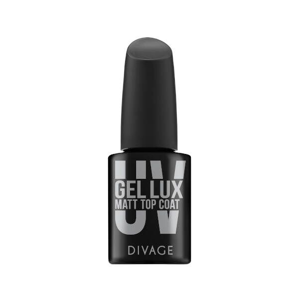 Лак для ногтей Divage Uv Gel Lux - Топ-покрытие uv gel lux matt