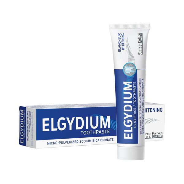 Паста зубная Отбеливающая Elgydium/Эльгидиум 75мл паста зубная с индикацией зубного налёта plaque disclosing elgydium эльгидиум 50мл
