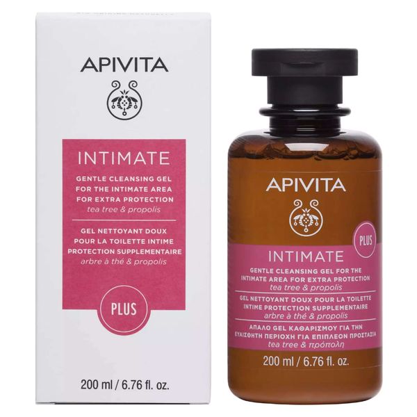 Гель для интимной гигиены с чайным деревом и прополисом Intinate Plus Apivita/Апивита 200мл Uriage Lab