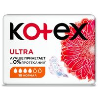 Прокладки Kotex/Котекс Ultra Net Normal 10 шт. миниатюра фото №2