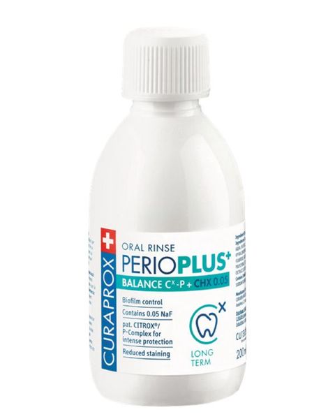 Ополаскиватель для полости рта Balance Perio plus Curaprox/Курапрокс 200мл курапрокс перио плюс протект ополаскиватель для полости рта с хлоргексидином 0 12% 200мл