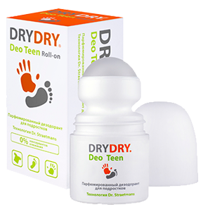 Дезодорант Dry Dry (Драй Драй) парфюмированный для подростков Deo Teen 50 мл, Lexima AB, Швеция  - купить