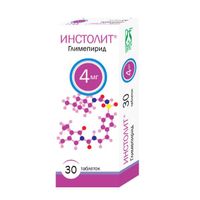 Инстолит таблетки 4мг 30шт, миниатюра фото №2
