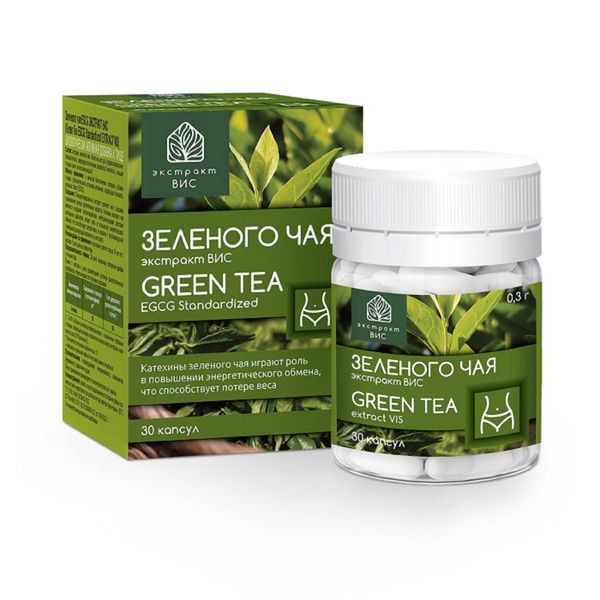 Зеленый чай экстракт EGCG ВИС капсулы 0,3г 30шт