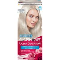 Краска для волос Серебристый блонд Color Sensation Garnier/Гарнье 110мл тон 901