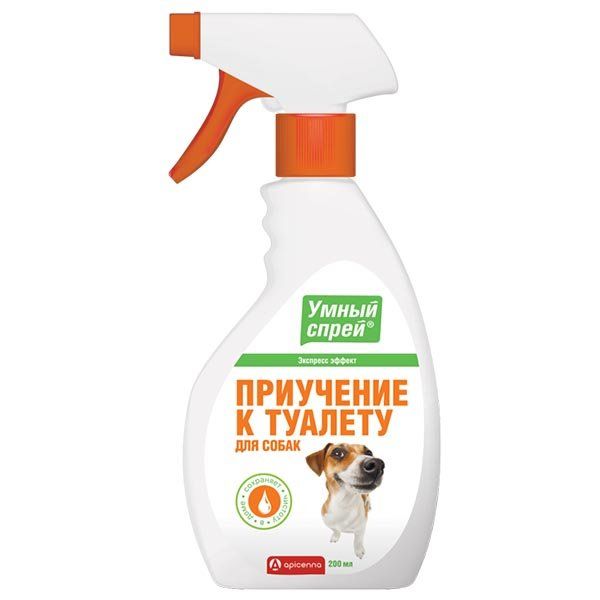 Купить Приучение к туалету для собак Умный спрей 200мл, ООО Апиценна , Россия