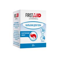 Бальзам для тела разогревающий First Aid/Ферстэйд 25г