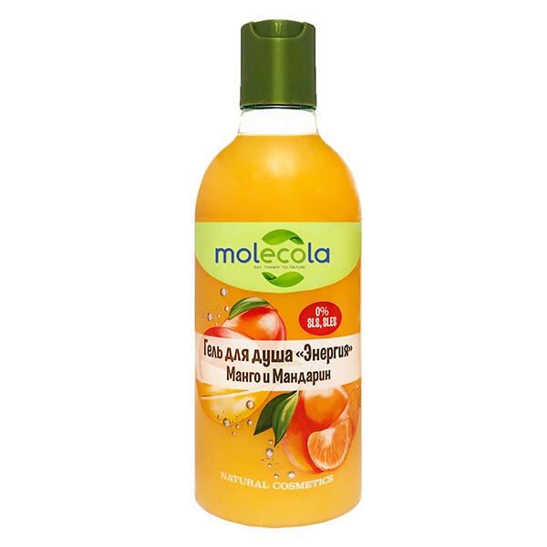 Гель для душа Энергия манго/мандарин Molecola 400 мл
