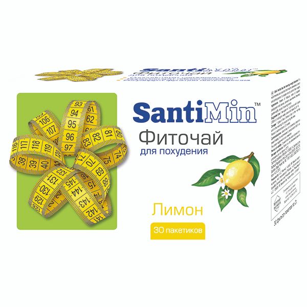 Фиточай для похудения сантимин лимон 2,0 пакет 30шт