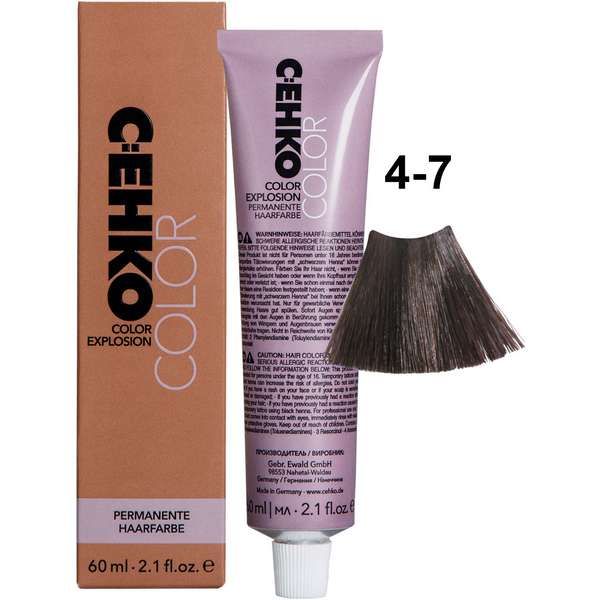 Крем-краска для волос 4/7 Мокка Color Explosion C:ehko 60мл