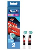 Насадки детские Oral-B/Орал-Би для электрической зубной щетки Kids Cars EB10S мягкие 2 шт.