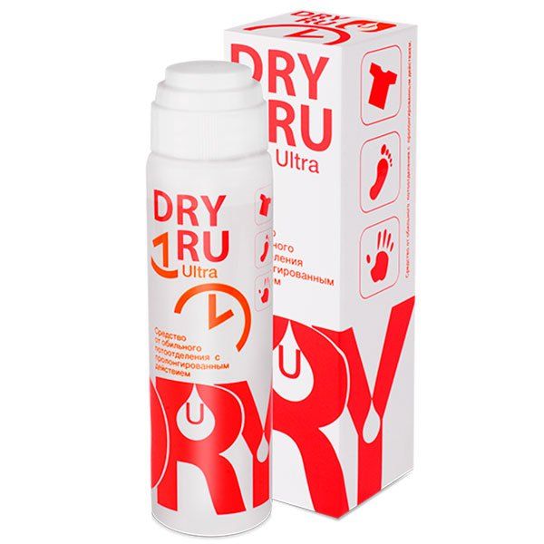 Средство Dry RU (Драй Ру) от обильного потоотделения с пролонгированным действием Ultra 50 мл