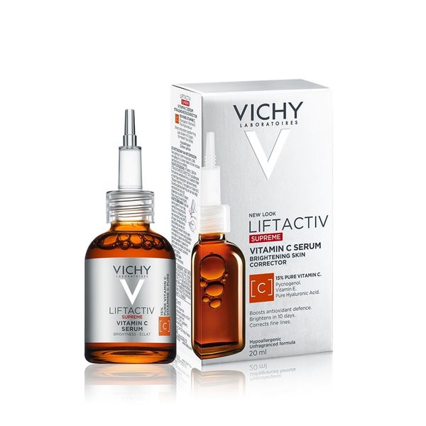 Сыворотка для сияния кожи концентрированная с витамином С Liftactiv Supreme Vichy/Виши 20мл фото №4