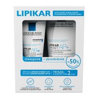 Набор Lipikar La Roche Posay/Ля рош позе: Крем-гель для лица и тела Syndet АР+ туба 200мл+Бальзам липидовосполняющий AP+M 75мл